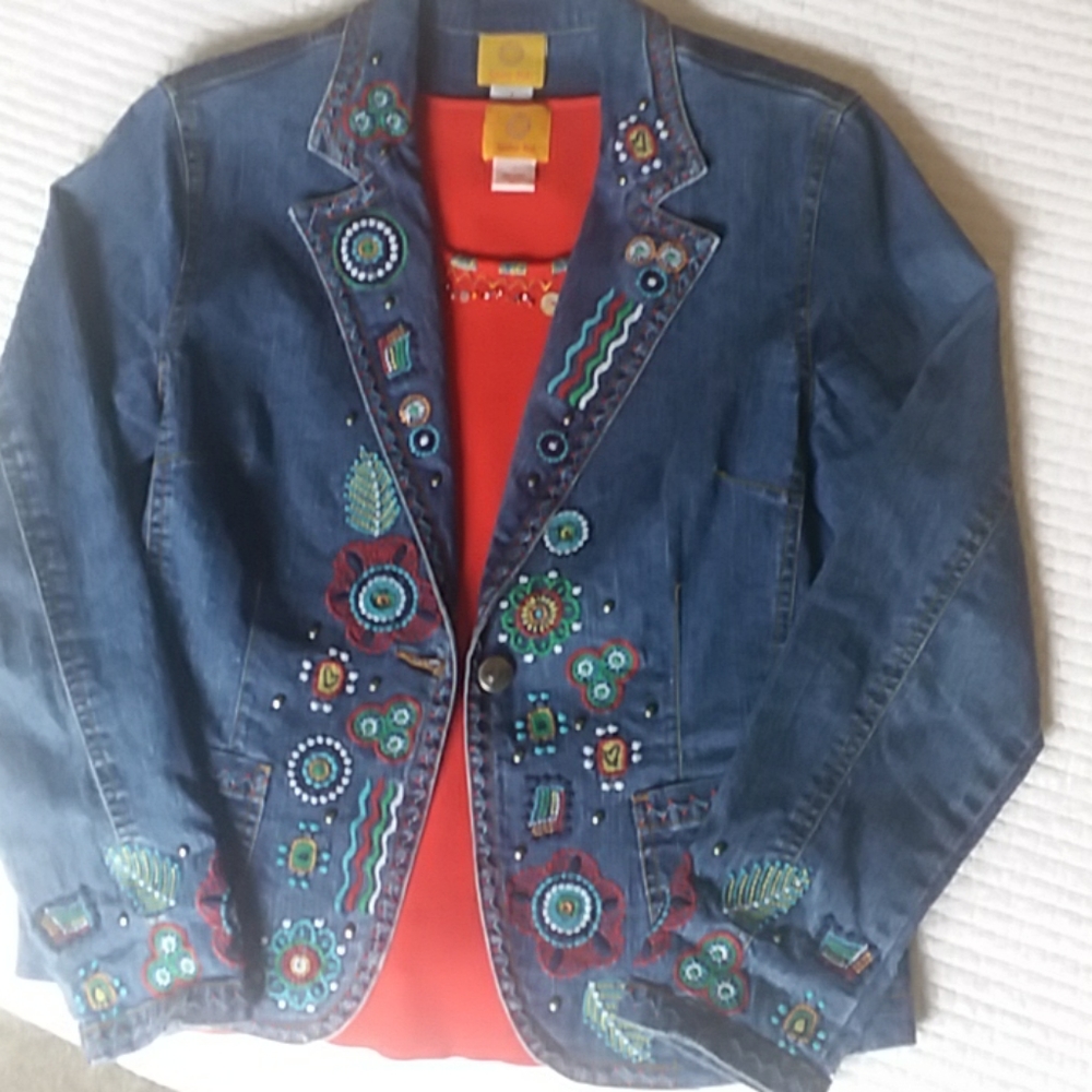 Ruby Rd Blazer w tank - Picture 3 of 4